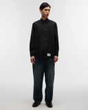 Oversized Long Sleeve Shirt in Black