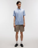 Pima Cotton Polo Tee in Blue