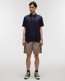 Pima Cotton Polo Tee in Navy