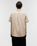 Oversized Short Sleeve Shirt in Khaki