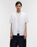 Button Down Short Sleeve Shirt in White