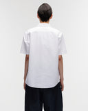 Button Down Short Sleeve Shirt in White