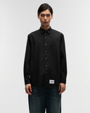 Oversized Long Sleeve Shirt in Black