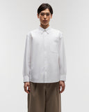 Button Down Long Sleeve Shirt in White