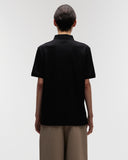 Pima Cotton Polo Tee in Black