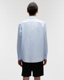 Button Down Long Sleeve Shirt in Light Blue