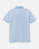 Pima Cotton Polo Tee in Blue