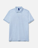 Pima Cotton Polo Tee in Blue
