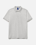 Pima Cotton Polo Tee in Grey