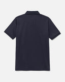 Pima Cotton Polo Tee in Navy