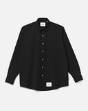 Oversized Long Sleeve Shirt in Black